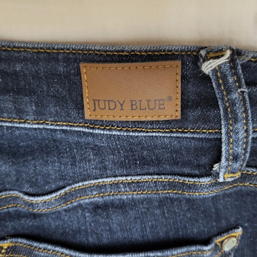 Judy Blue Joanne Skinny Fit Dark Indigo Wash Mid Rise Denim Stretch Jeans 8 / 28 - Picture 6 of 12